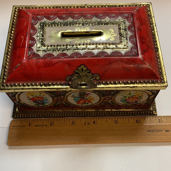 Vintage James P. Linette Candy Tin Bank, Made in Western Germany - Picture 6 of 10